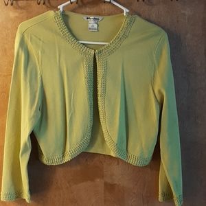 Beautiful lime green shrug